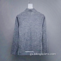 Custom Workout Folláine Bodybuilding Half Zip T-Léine Rith